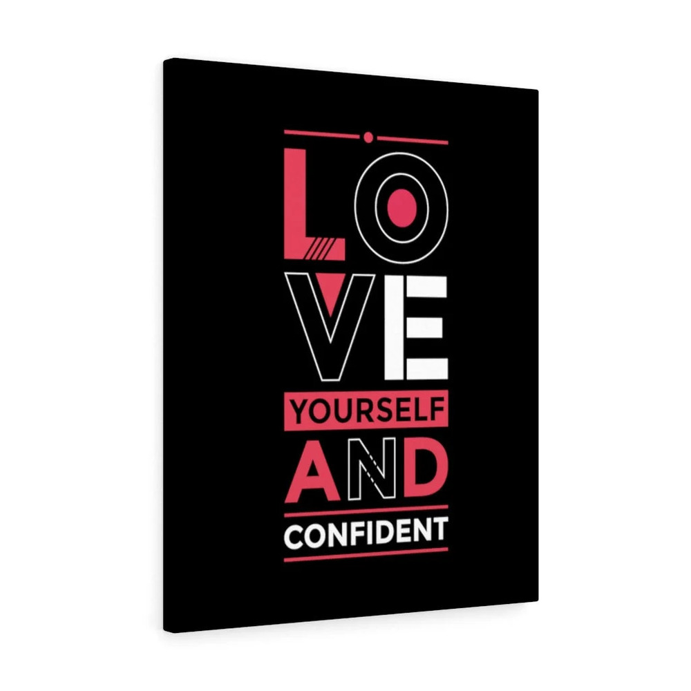 Inspirational Wall Art Love Yourself And Confident Wall Art Motivation for